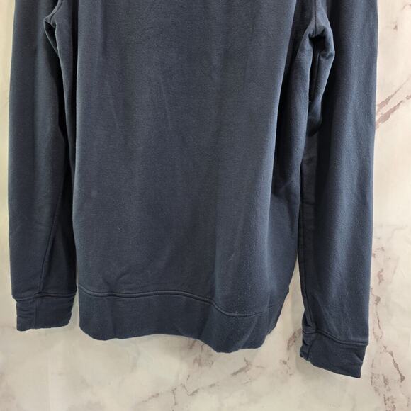 Anthropologie Sweatshirt Womens Medium Blue Pullover Fleece Graham Spencer - Picture 7 of 11